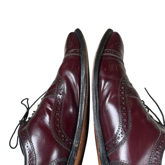 Allen Edmonds Burgundy Oxfords